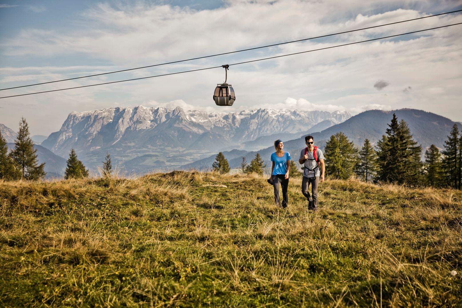 Wanderung über 5 Almen gegen den Strom